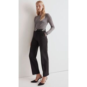 (Sz. 4)- NWT Madewell The Fairbanks Pant in Black